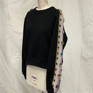 COPY - Cynthia Rowley Black Gemma Sweatshirt small